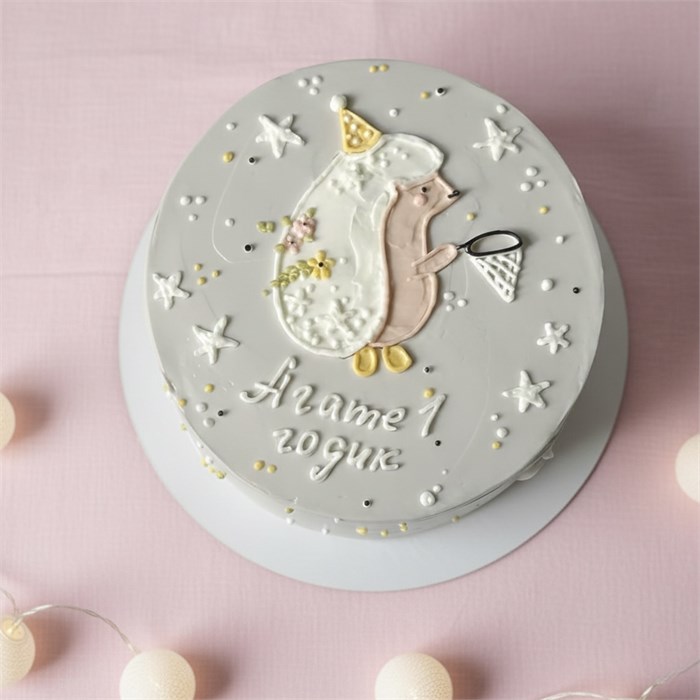 Бенто торт XL детский (с ежиком) 1663