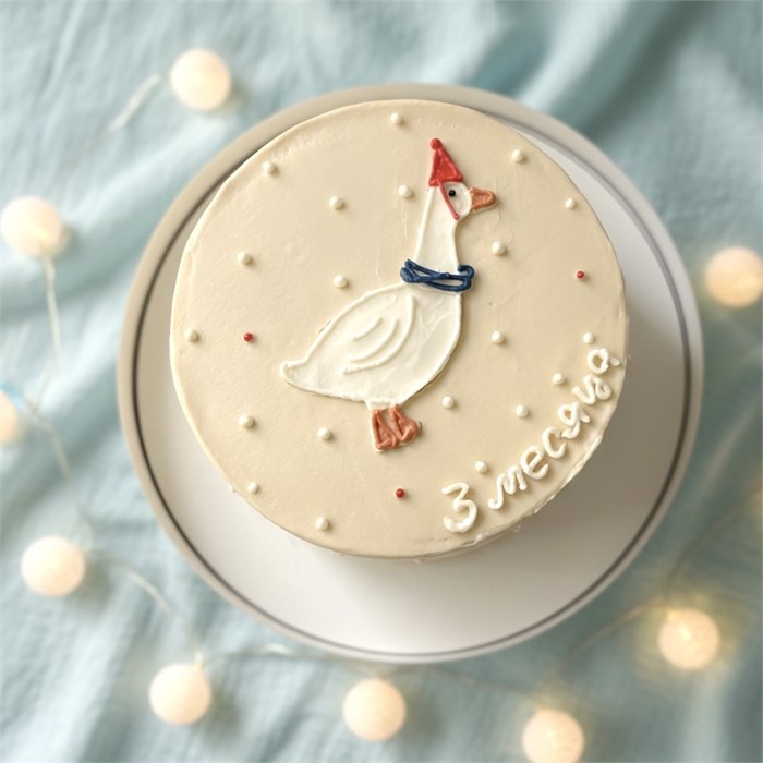 Бенто торт XL с гусенком 1849