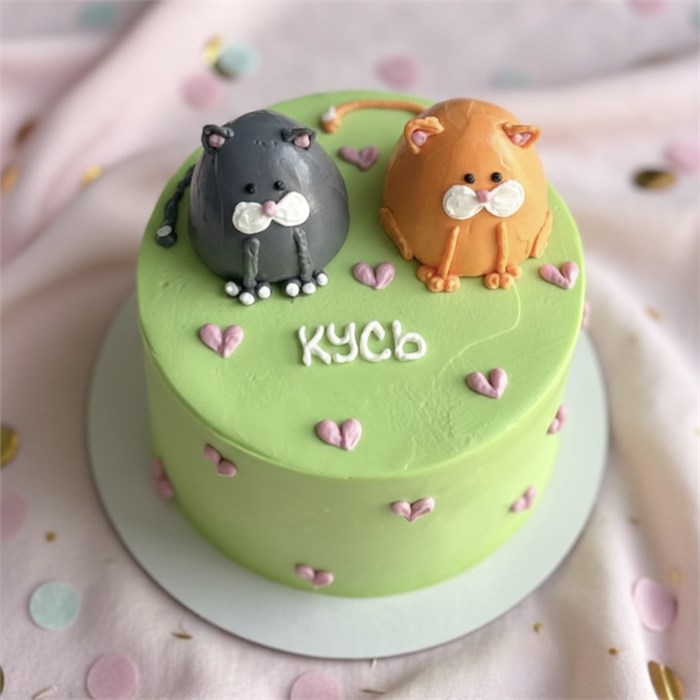 Бенто торт XL с котиками 1669