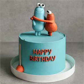 Торт с фигурками «Обнимашки» (от 1.5 кг) 1827