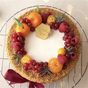 Новогодний торт на 10-12 порций 1856