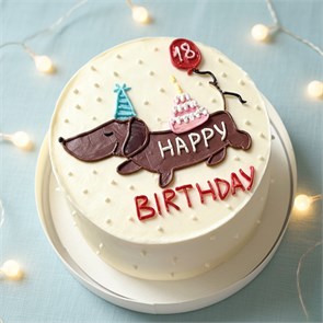 Бенто торт XL с таксой 1840