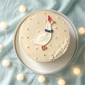 Бенто торт XL с гусенком 1849