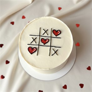 Бенто торт с сердечками I love you 1884