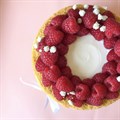 Торт с венком из малины, 7-8 порций 1682