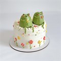 Бенто торт XL с милыми жабами 1685