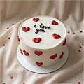 Торт I love you 1885
